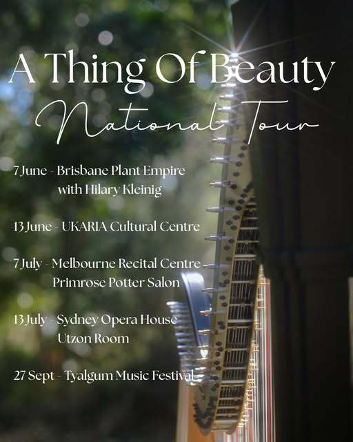 Emily Granger Solo Harp Album Launch Tour
